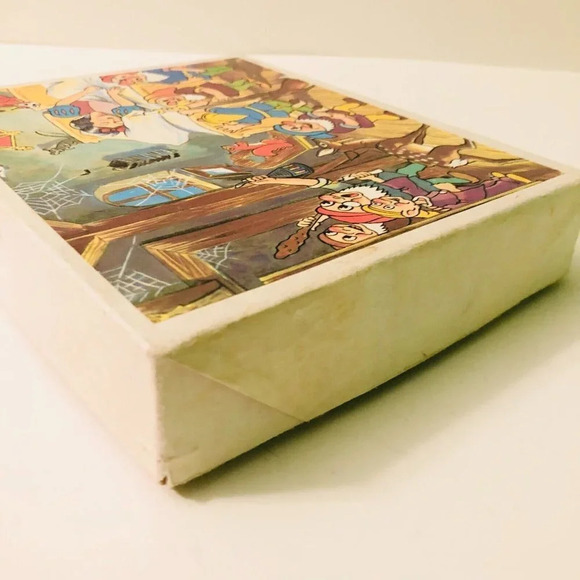 Vintage Snow White Wooden Block Puzzle Missing Scene  Sheets - Picture 7 of 16